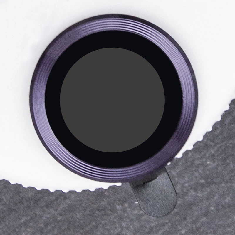 Металеве захисне скло на камеру на Apple iPhone 14 Pro (6.1") – Темно-Фіолетовий / Deep Purple. Фото 4 з 7