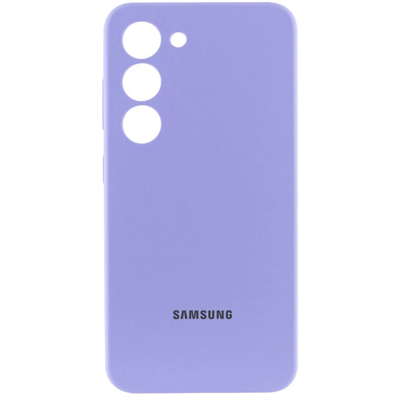 Чехол Silicone Case Lakshmi Premium L с закрытой камерой для Samsung Galaxy S23 – Сиреневый / Dasheen. Фото 1 из 7