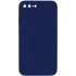 Чохол Silicone Case Square L з захистом камери на Apple iPhone 7 plus / 8 plus – Темно-синій / Midnight blue. Фото 1 з 3