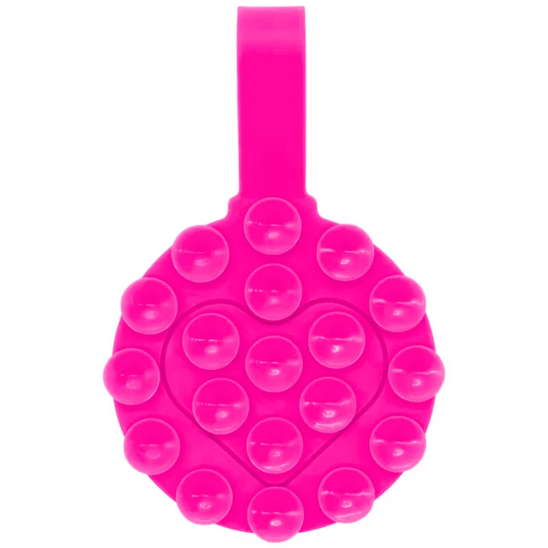 Тримач-присоска для телефону Double Side Silicone with a Strap – Barbie Pink. Фото 1 з 2