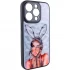 Скляний чохол Prisma Ladies на Apple iPhone 14 Pro (6.1") – Rabbit. Фото 3 з 6