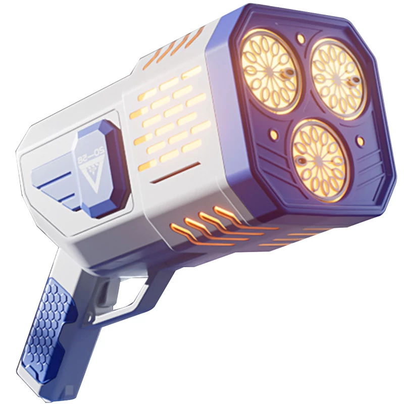 Пістолет з мильними бульбашками SHT 333-16 на 36 отворів + 2xbottle 150ml – Blue. Фото 1 з 3