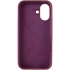 Чехол Silicone Case с закрытым низом для Apple iPhone 17 (6.3") – Бордовый / Plum. Фото 4 из 6