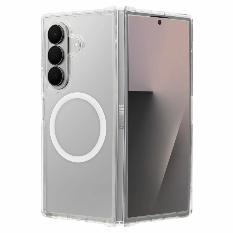 Чохол SGP Ultra Hybrid (MagFit) на Samsung Galaxy Z Fold7 – Прозорий. Фото 3 з 10