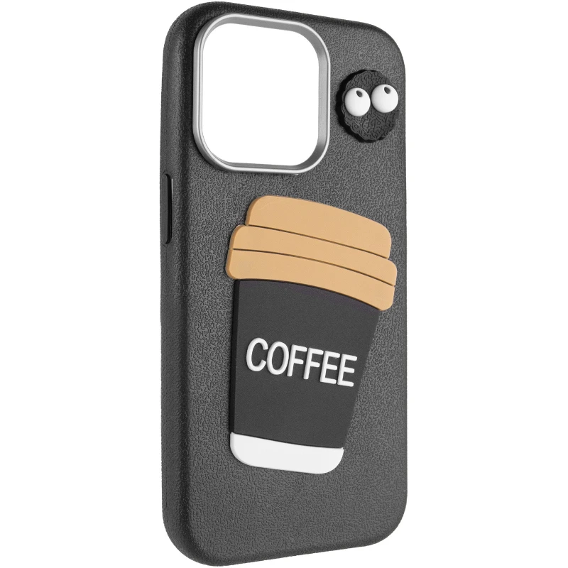 Чохол Labubu Toys для Apple iPhone 15 (6.1") – Coffee / Black. Фото 2 з 5