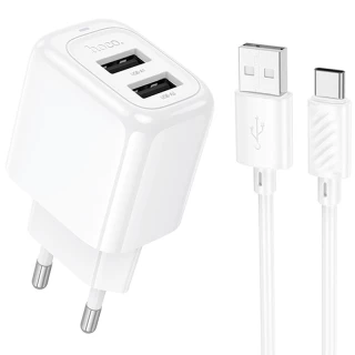 СЗУ Hoco CS51A Surplus (2USB-A) + Type-C фото 1 СЗУ Hoco CS51A Surplus (2USB-A) + Type-C фото 1 из 1