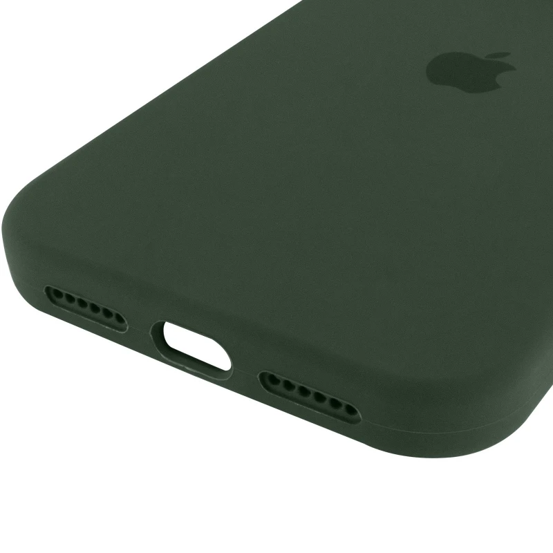 Чохол Silicone Case з закритим низом на Apple iPhone 17 Pro (6.3") – Зелений / Cyprus Green. Фото 6 з 6