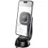 Автотримач з БЗП Hoco HW31 Crown Magnetic Wireless Charging 15W – Black / Metal gray. Фото 4 з 6