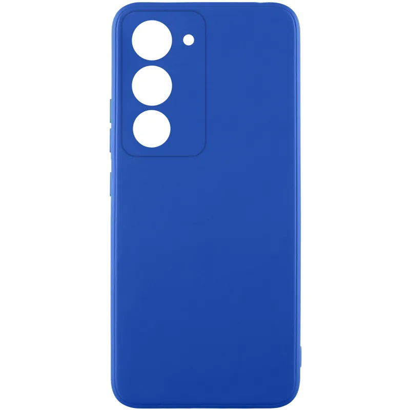 Цветной силиконовый чехол с защитой камеры для Xiaomi Redmi 15 4G (Global) / 5G – Синий / Dark Blue. Фото 1 из 1