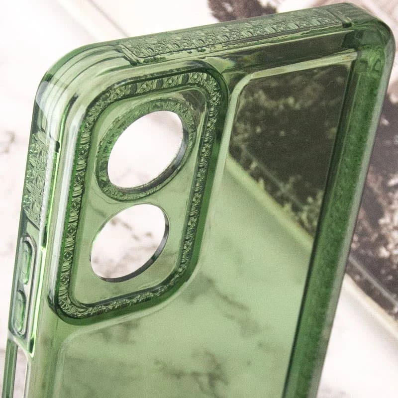 Силиконовый чехол с узором на Oppo A17 – Зеленый. Фото 8 из 10