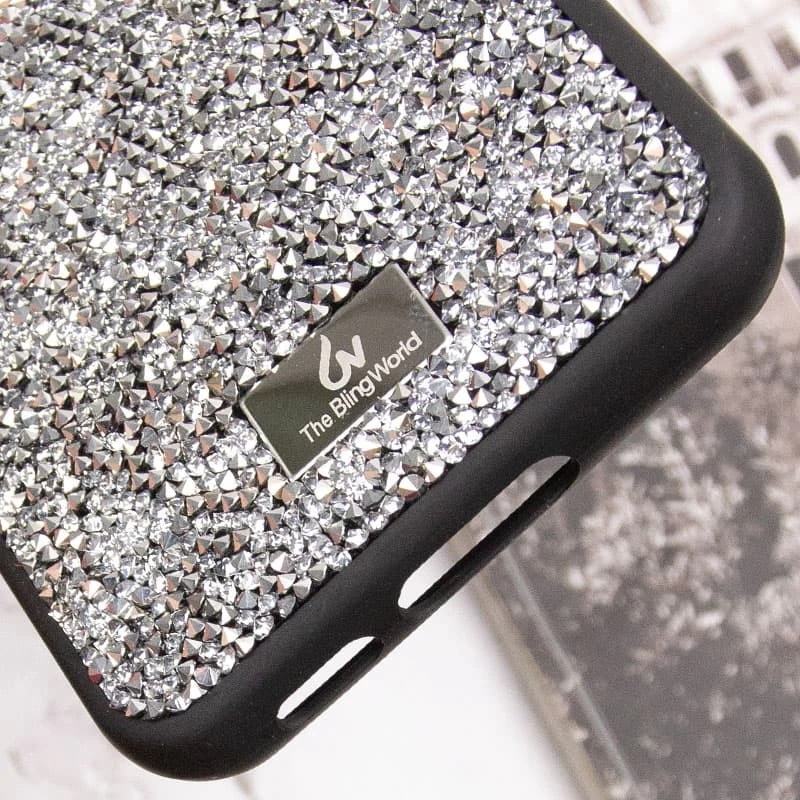 TPU чохол Bling World Rock Diamond на Samsung Galaxy S23 – Срібний. Фото 7 з 7