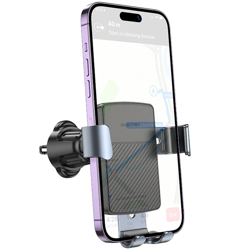 Автотримач Borofone BH118 Refined – Black / Metal gray. Фото 6 з 6