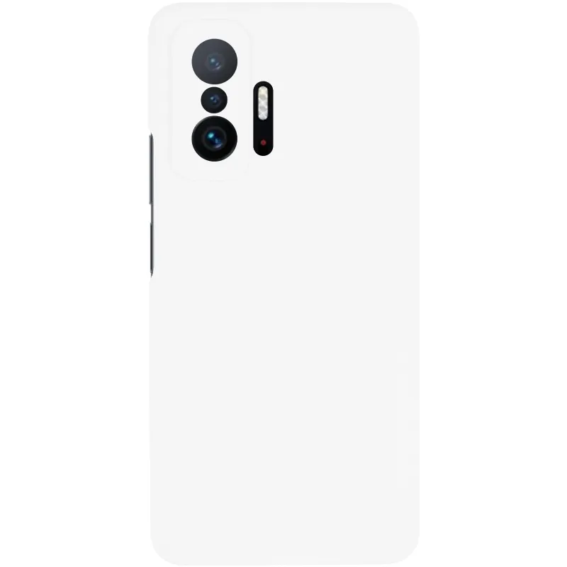 Чохол Silicone Case Lakshmi Premium із закритою камерою для Xiaomi 11T / 11T Pro – Білий / White. Фото 3 з 6