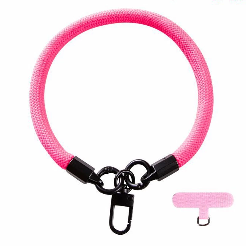 Шнурок - браслет (10мм) – Barbie Pink. Фото 2 из 2