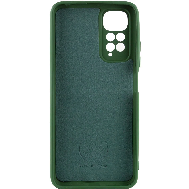 Чохол Silicone Case Lakshmi Premium з закритою камерою на Xiaomi Redmi Note 11 (Global) / Note 11S – Зелений / Cyprus Green. Фото 2 з 4