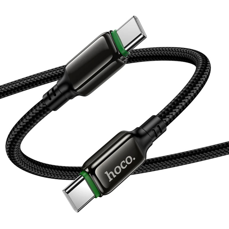 Дата кабель Hoco X127 Exceed Type-C to Type-C 60W (1m) – Black. Фото 5 з 6