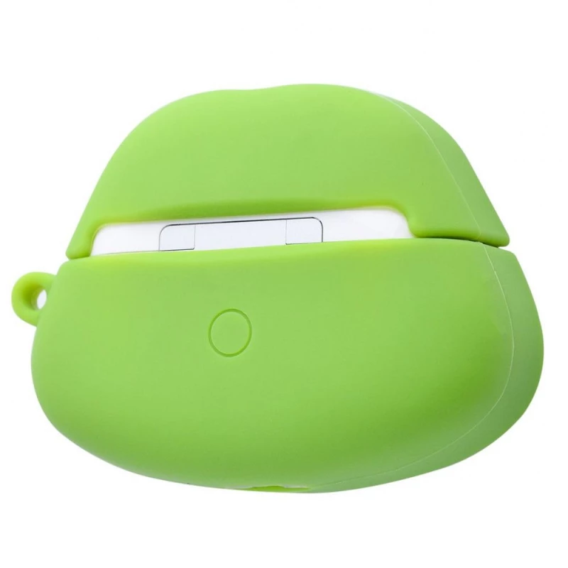 Силіконовий футляр Food для навушників AirPods Pro + кільце – Авокадо. Фото 2 з 3