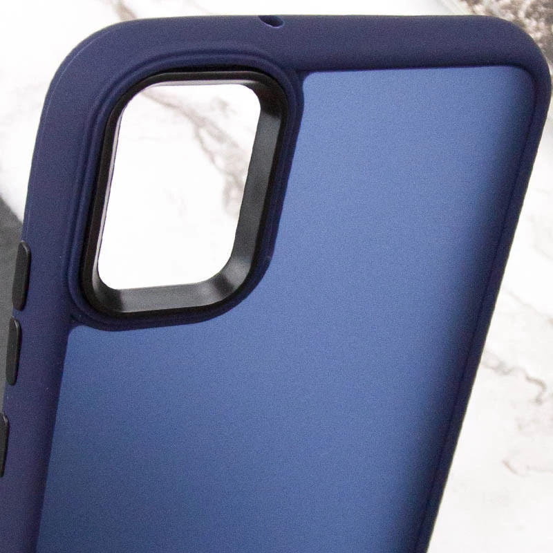 Чохол TPU+PC Lyon Frosted на Samsung Galaxy A50 (A505F) / A50s / A30s – Синій / Navy Blue. Фото 11 з 12