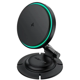 Автотримач з БЗП Acefast D65 Magnetic Wireless Charging 15W фото 1 з 5