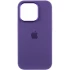 Чехол Silicone Case с металлическими кнопками для Apple iPhone 13 Pro Max (6.7") – Фиолетовый / Iris. Фото 3 из 9