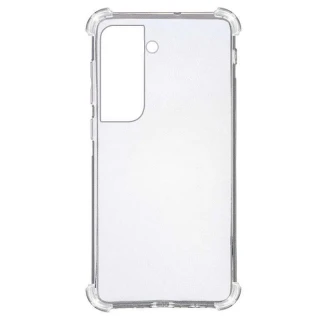 Ультратонкий силіконовий чохол GETMAN з критими бортами на Samsung Galaxy S21 фото 1 з 3