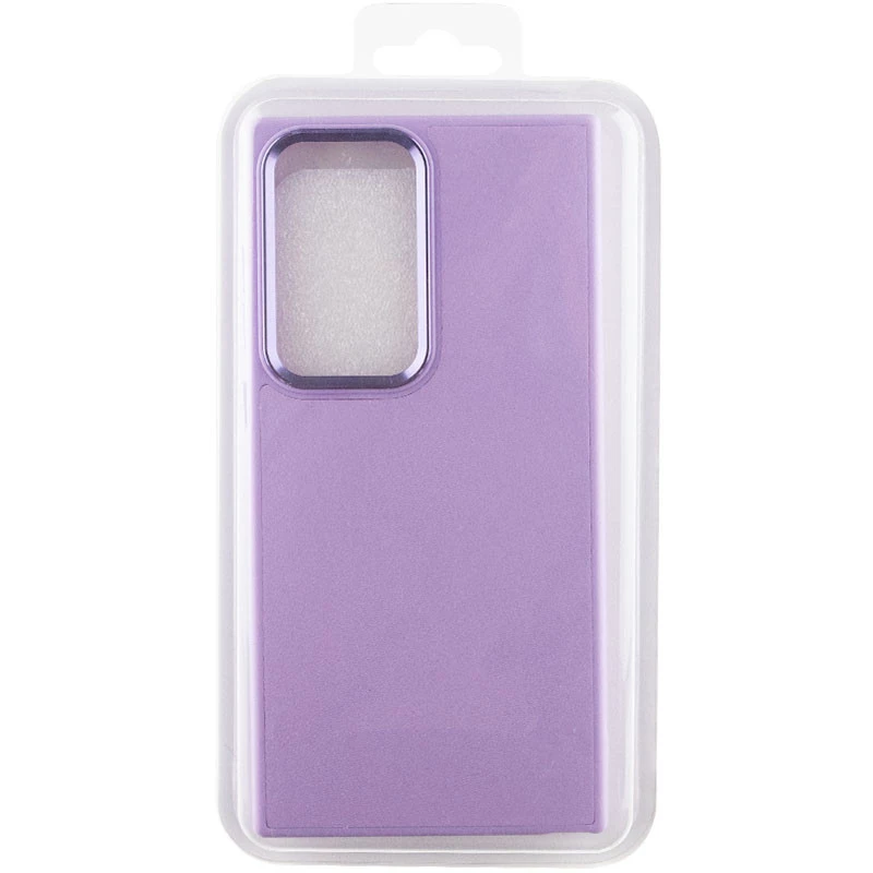 Шкіряний чохол Bonbon з металевими кнопками на Samsung Galaxy S23 Ultra – Бузковий / Dasheen. Фото 7 з 7