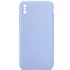 Чохол Silicone Case Square L з захистом камери на Apple iPhone XS – Блакитний / Lilac Blue. Фото 1 з 1