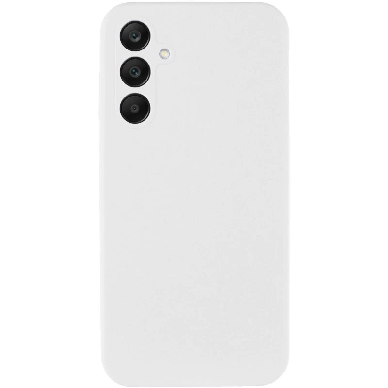 Чехол Silicone Case Lakshmi Premium з закритою камерою на Samsung Galaxy A55 – Белый / White. Фото 2 из 2