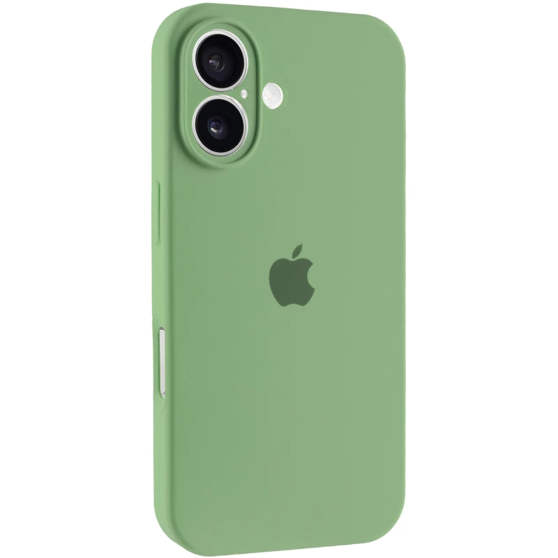 Чохол Silicone Case з захистом камери на Apple iPhone 16 Plus – М'ятний / Mint. Фото 1 з 8