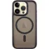 TPU+PC чохол Metal Buttons with Magnetic Fit для Apple iPhone 16 Pro – Чорний / Black. Фото 1 з 9