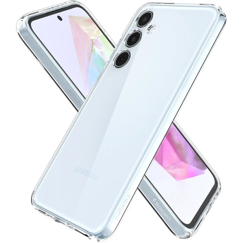 Чехол SGP Ultra Hybrid для Samsung Galaxy A35 – Прозрачный. Фото 11 из 14