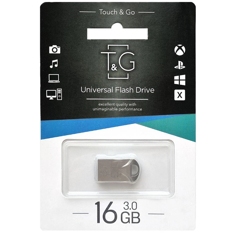 Флеш-драйв USB 3.0 Flash Drive T&G 106 Metal Series 16GB фото 1 з 1