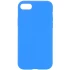 Чохол з закритим низом Silicone Case на Apple iPhone SE (2020) – Блакитний / Blue. Фото 1 з 1