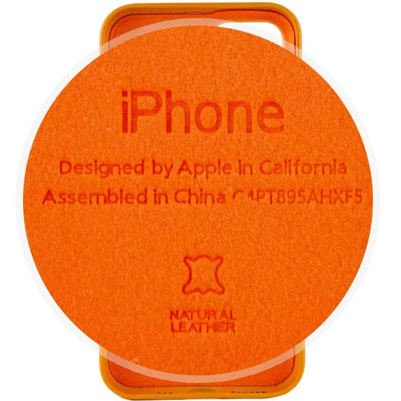 Кожаный чехол Silicone Case Soft для Apple iPhone 11 Pro Max (6.5") – Golden Brown. Фото 7 из 9