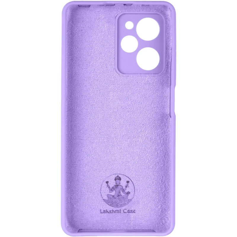 Чохол Silicone Case Lakshmi Plus з закритою камерою на Xiaomi Redmi Note 12 Pro 5G – Бузковий / Dasheen. Фото 6 з 8