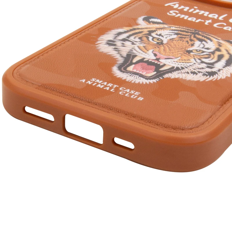 TPU+PC чехол Animal Club для Apple iPhone 17 (6.3") – Chocolate Brown. Фото 6 из 6