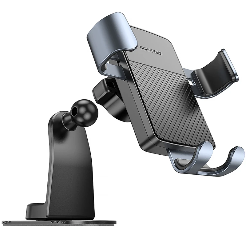 Автотримач Borofone BH119 Refined (center console) – Black / Metal gray. Фото 5 з 6