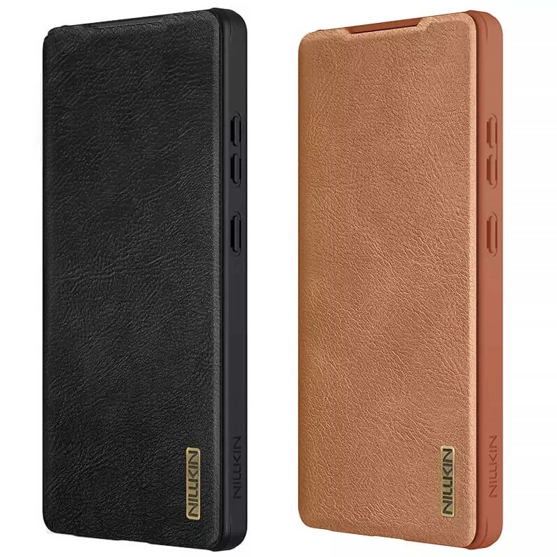 Кожаный чехол-книжка Nillkin Qin Pro Camshield для Samsung Galaxy S25 Ultra фото 2 из 2
