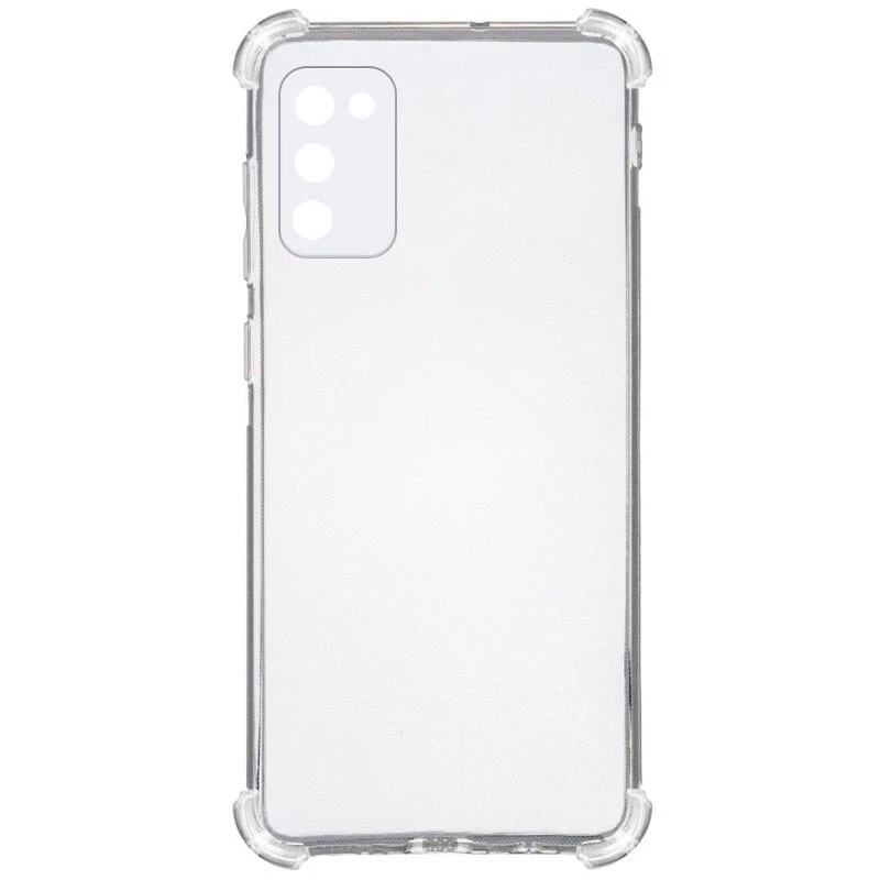 

Ультратонкий силиконовый чехол GETMAN с крытыми бортами та камерою на Samsung Galaxy A03s (Бесцветный (прозрачный)), Безбарвний (прозорий)