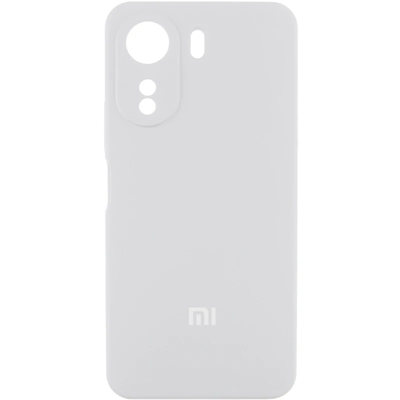 Чехол Silicone Case Lakshmi Premium L с закрытой камерой для Xiaomi Redmi 15 4G (Global) / 5G – Белый / White. Фото 1 из 1