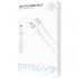 Дата кабель Proove Light Silicone Plus Type-C to Type-C 60W (1m) – White. Фото 2 из 2