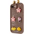 Силіконовий чохол Funny Toys with Ears для Apple iPhone 17e (6.1") – Brown. Фото 1 з 6