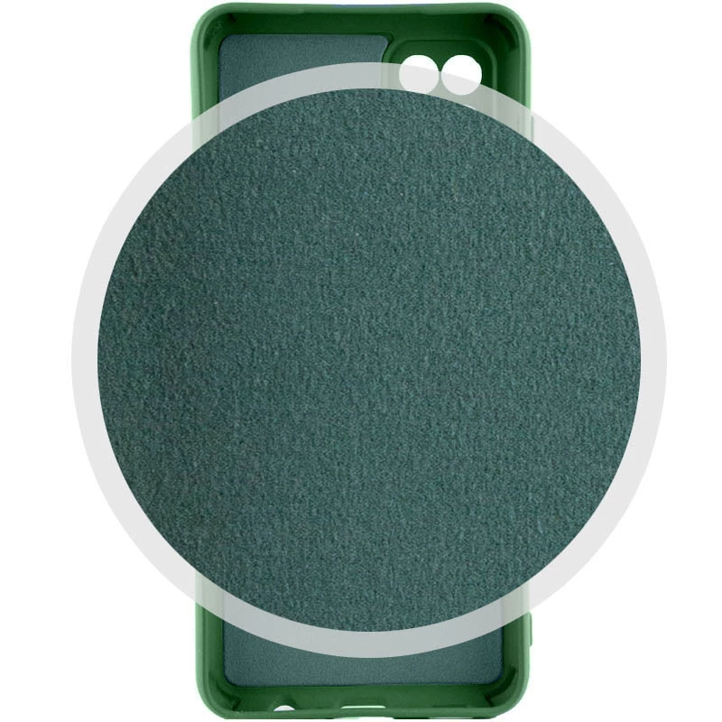 Чохол Silicone Case Lakshmi з закритою камерою на Samsung Galaxy M33 5G – Зелений / Dark green. Фото 5 з 6