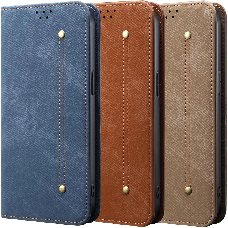 Кожаный чехол-книжка Urban Denim series для Samsung Galaxy A37 5G фото 1 из 1