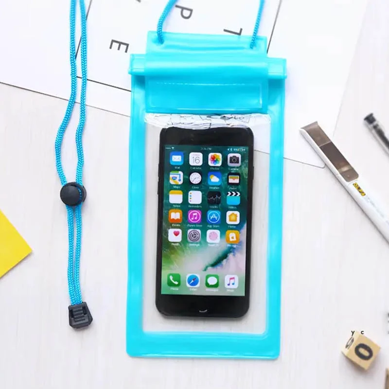 Водонепроницаемый универсальный чехол EPIC 6,5 – Голубой. Фото 3 из 4