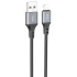 Дата кабель Hoco X86 Spear USB to Lightning (1m) – Black. Фото 1 з 4