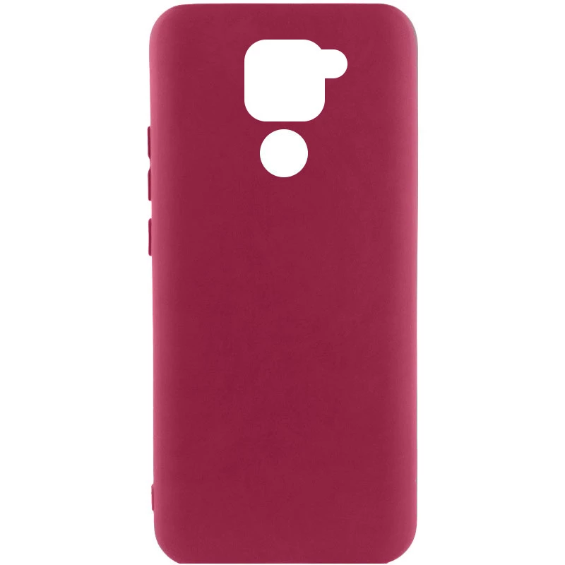 Чехол Silicone Case Lakshmi Elit для Xiaomi Redmi Note 9 / Redmi 10X – Бордовый / Marsala. Фото 1 из 1