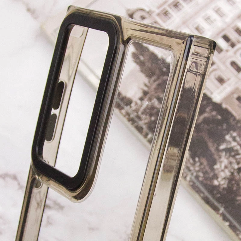 Кольоровий чохол TPU+PC на Samsung Galaxy S24 Ultra – Gray. Фото 6 з 7