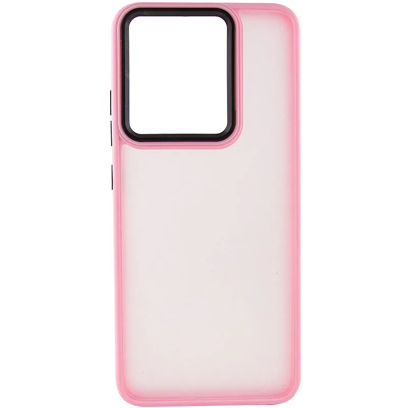 Чехол TPU+PC Lyon Frosted на Xiaomi Redmi Note 17 – Pink. Фото 2 из 3