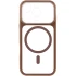 Чохол TPU+PC GETMAN Moon Clear with MagSafe для Apple iPhone 16 Pro Max – Brown. Фото 3 з 6